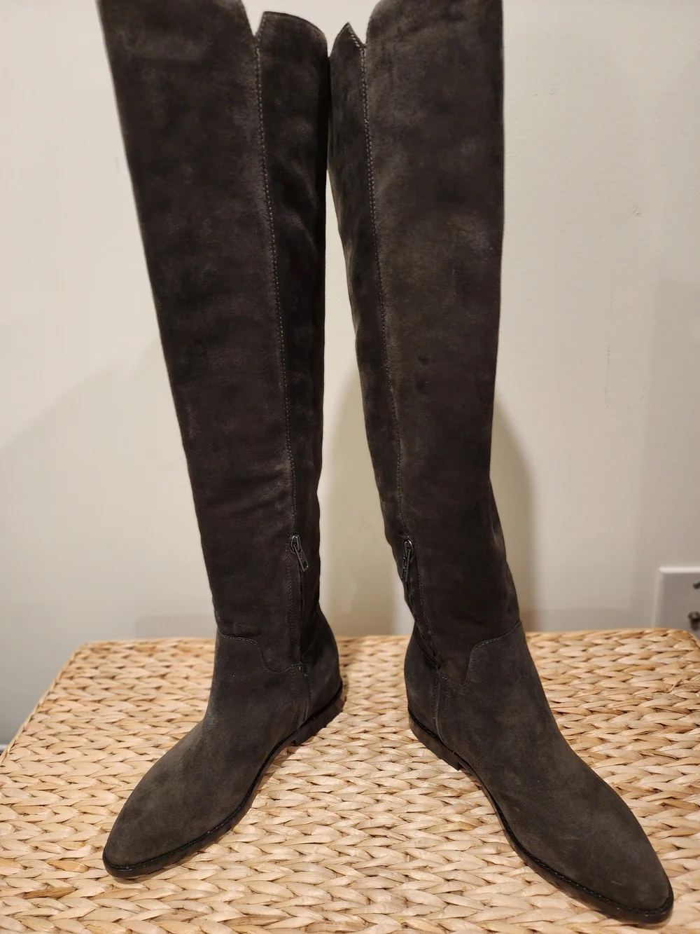 Original Ash Design- Jocelyn Hidden Wedge Suede Tall Shaft Boot (NWT) (Size 36)